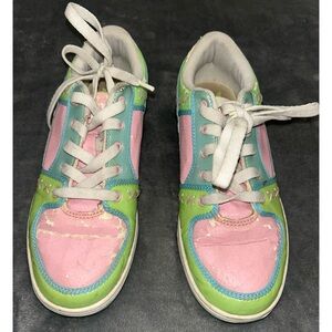 🩷💚 RARE Y2K Playboy Colorful Athletic Shoes